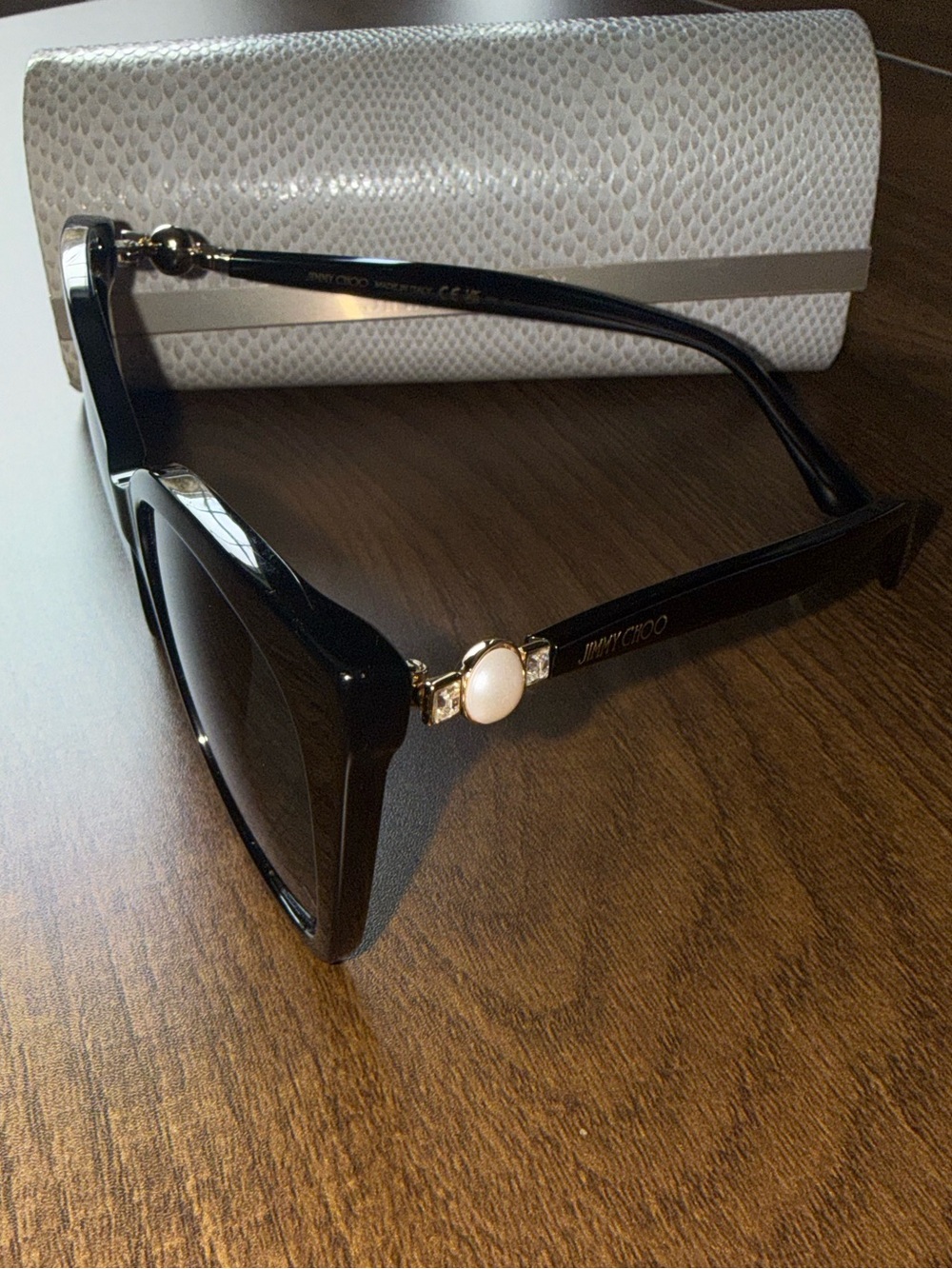 Jimmy Choo Cat Eye Sunglasses Rua - Picture 7 of 13